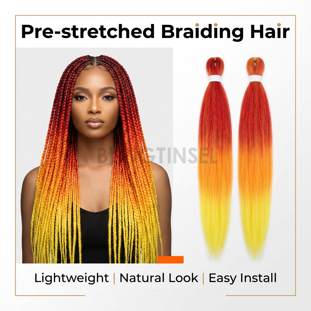 Pre-Stretched Easy Braid Hair 26” 90g Om